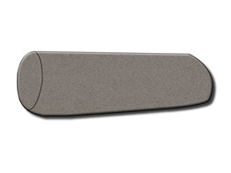 Jersey Bolster Pillowcase 180x20 R 210 Fog