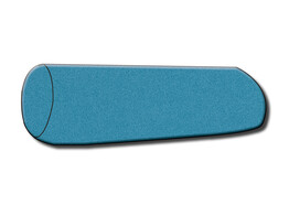 Jersey Bolster Pillowcase 160x20 R 725 Turquoise