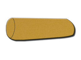 Jersey Bolster Pillowcase 180x20 R 957 Sun