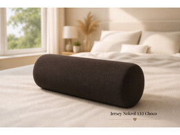 Jersey Neck Roll Pillowcase Choco 133
