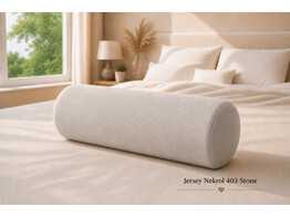 Jersey Neck Roll Pillowcase Stone 403