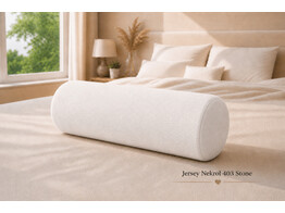 Jersey Neck Roll Pillowcase Natural 420