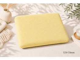 Jersey Oreiller de voyage 20 x 30 cm Citron 524