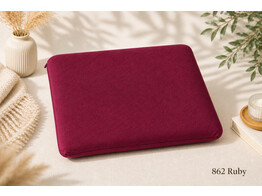 Jersey Oreiller de voyage 20 x 30 cm Ruby 862