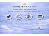 Duvet soraya country toutes saisons 0500 gr 135/200