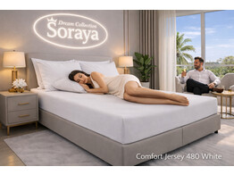 Drap-housse Hotel Comfort Jersey 140-160/200-220 Blanc 480