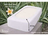 Hotel Fitted Sheet Royalfitt Jersey 090-100/200-220 White 480