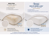 Molto-Bene Luxe drap-housse bonnet 30 cm 140 x 200