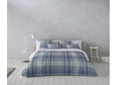 Satin Plaid fn 002 housse de couette 260 x 220   2 taies 60 x 60