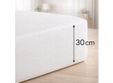 Molto-Bene Luxe extra long drap-housse split 2 bonnet 30 cm 160 x 210/220