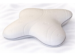 Axis Clover Pillow dark grey piping
