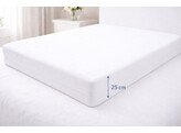 Coprimaterasso Soraya spugna bianco 140 x 200 - 25