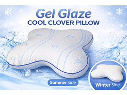 KUSSEN GEL GLAZE COOL CLOVER OREILLER