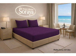 Platina Jersey lenzuolo con angoli 090-100 x 200-220 Lilac 223