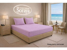 Platina Jersey lenzuolo con angoli 090-100 x 200-220 Orchid 310