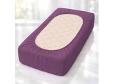 Platina Jersey lenzuolo con angoli 180-200 x 200-220 Mulled 714 NUOVO