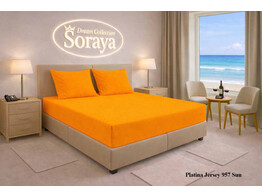 Platina Jersey hoeslaken 180-200 x 200-220 Sun 957