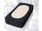 Platina Jersey hoeslaken 180-200 x 200-220 Black 999
