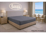 Platina Jersey drap-housse 090-100 x 200-220 Titanium 376 NOUVEAU