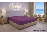 Platina Jersey fitted sheet 090-100 x 200-220 Mulled 714 NEW