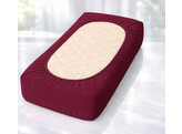 Platina Jersey lenzuolo con angoli 090-100 x 200-220 Ruby 862