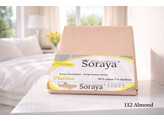Platina Jersey hoeslaken 140-160 x 200-220 Almond 112