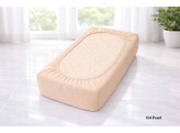 Platina Jersey lenzuolo con angoli 140-160 x 200-220 Pearl 114 NUOVO