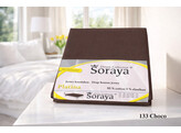 Platina Jersey hoeslaken 140-160 x 200-220 Choco 133
