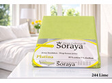 Platina Jersey lenzuolo con angoli 140-160 x 200-220 Lime 244