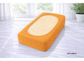 Platina Jersey fitted sheet 140-160 x 200-220 Saffran 255 NEW