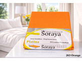 Platina Jersey lenzuolo con angoli 140-160 x 200-220 Orange 263