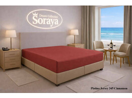 Platina Jersey lenzuolo con angoli 140-160 x 200-220 Cimmanon 345 NUOVO
