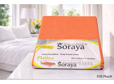 Platina Jersey hoeslaken 140-160 x 200-220 Peach 350