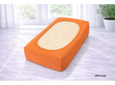 Platina Jersey hoeslaken 140-160 x 200-220 Peach 350