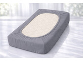 Platina Jersey hoeslaken 140-160 x 200-220 Grey 451 NIEUW