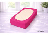 Platina Jersey lenzuolo con angoli 140-160 x 200-220 Raspberry 505