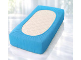 Platina Jersey hoeslaken 140-160 x 200-220 Aqua 510