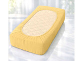 Platina Jersey lenzuolo con angoli 140-160 x 200-220 Citron 524