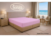 Platina Jersey hoeslaken 180-200 x 200-220 Petal 173