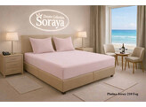 Platina Jersey fitted sheet 180-200 x 200-220 Fog 210