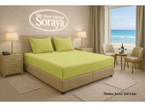 Platina Jersey lenzuolo con angoli 180-200 x 200-220 Lime 244