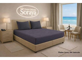 Platina Jersey lenzuolo con angoli 180-200 x 200-220 Antracite 304