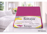 Platina Jersey fitted sheet 180-200 x 200-220 Carmine 326
