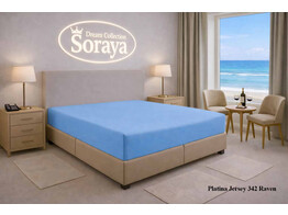 Platina Jersey lenzuolo con angoli 180-200 x 200-220 Raven 342 NUOVO