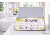 Platina Jersey hoeslaken 180-200 x 200-220 Silver 375