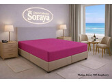 Platina Jersey hoeslaken 180-200 x 200-220 Raspberry 505