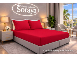 COMFORT JERSEY 140-160/200-220 Tomato 668