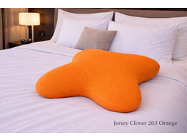 Jersey kussensloop Clover Orange 263