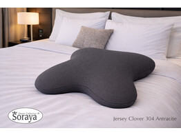 Jersey Pillowcase Clover 304 Anthracite
