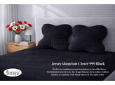 Taie d oreiller Jersey Clover 999 Black